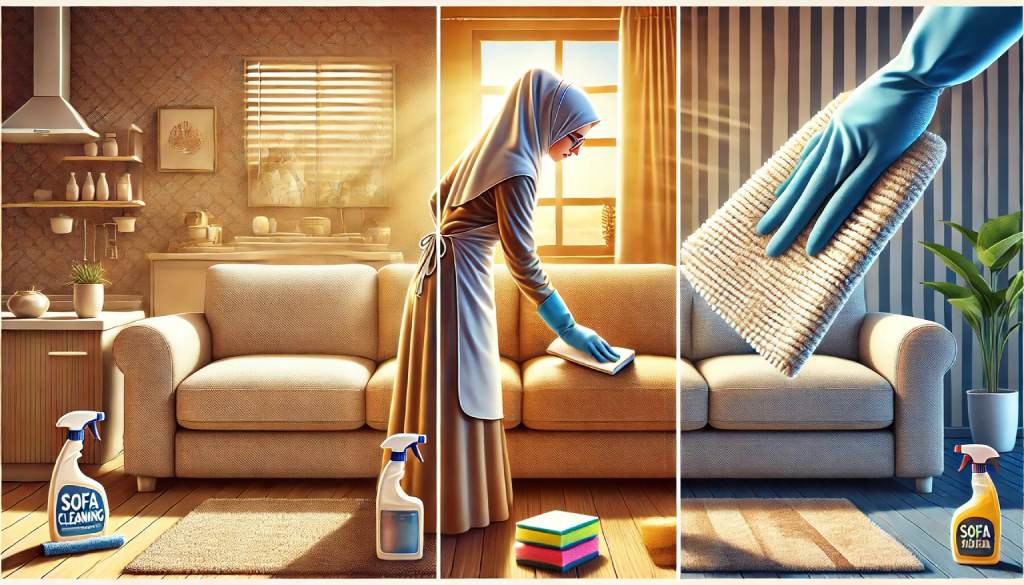 چه چیز مبل را تمیز میکند