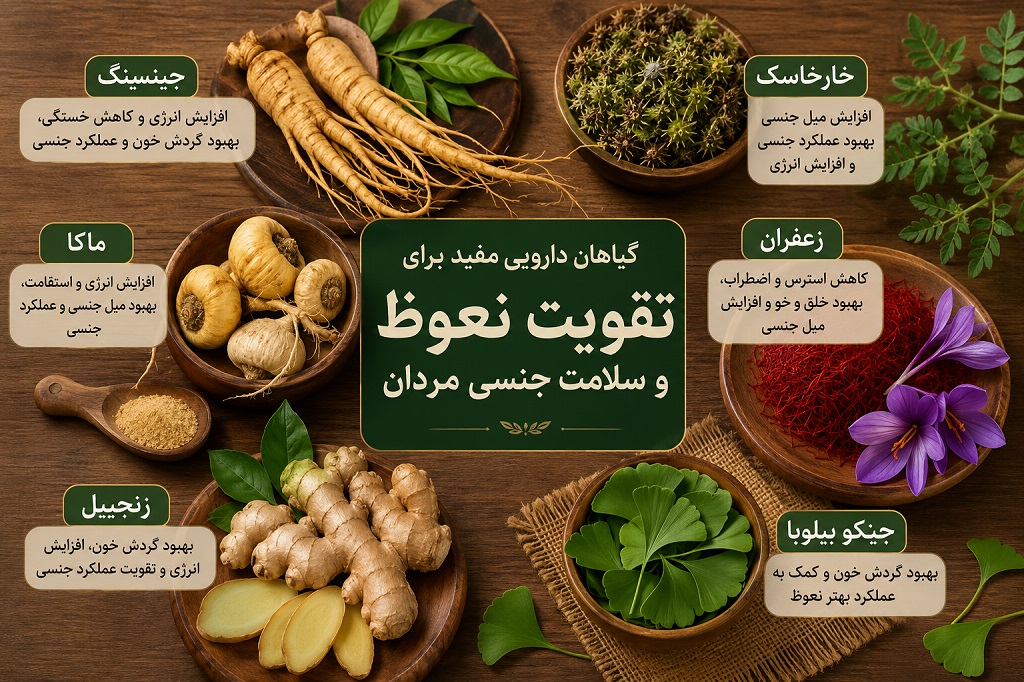 گیاهان دارویی برای تقویت نعوظ