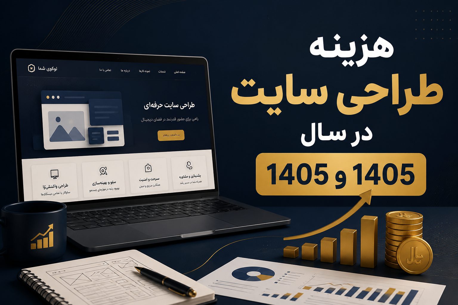 هزینه طراحی سایت در ایران در سال 1405 و 1406 ؛ چه عواملی قیمت نهایی یک سایت را تعیین می‌کنند؟