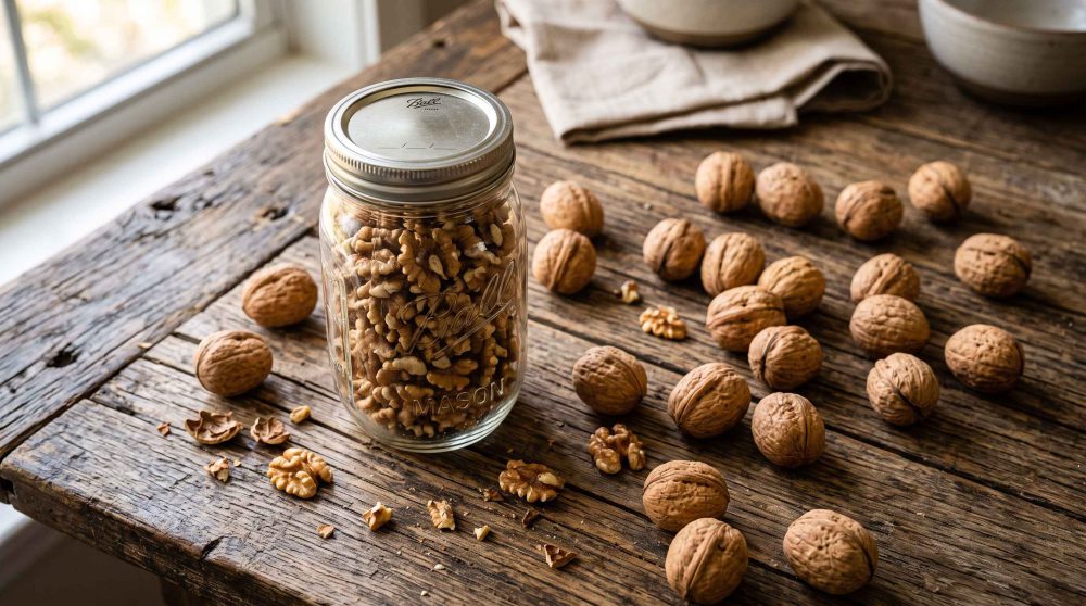 راهنمای جامع بهترین روش نگهداری گردو | راز جلوگیری از تلخی