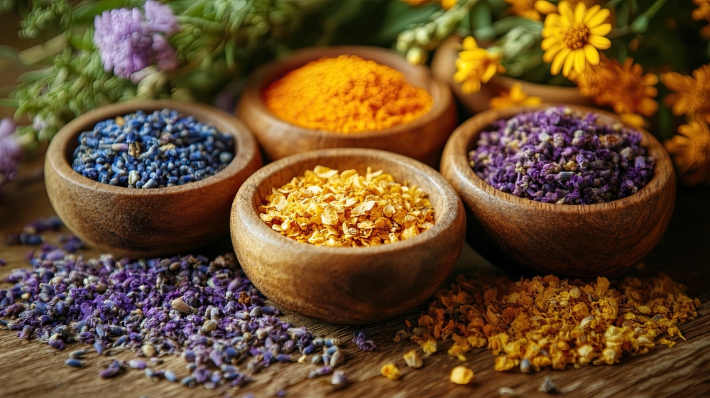 گل‌ها، گیاهان معطر و ادویه‌های خوشبو