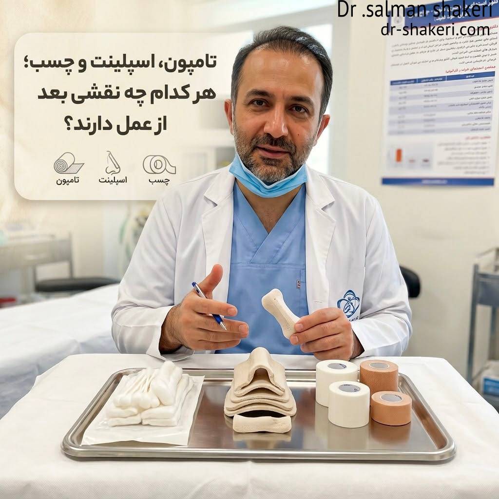 تامپون، اسپلینت و چسب؛ هر کدام چه نقشی بعد از عمل دارند؟
