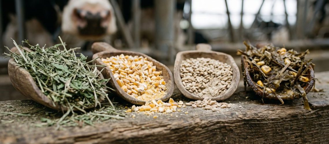 بهترین تغذیه برای افزایش شیر گاو