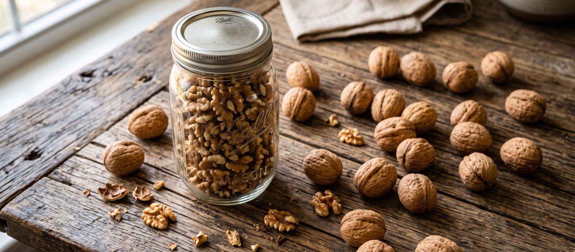 راهنمای جامع بهترین روش نگهداری گردو | راز جلوگیری از تلخی